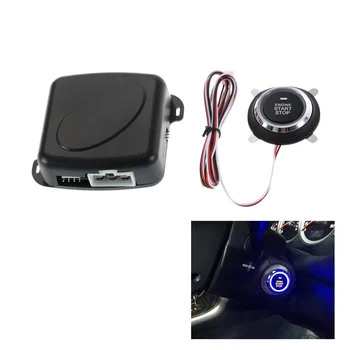 

Car Engine Push Start Button RFID Safe Lock Ignition Switch Entry Starter Remote Starter Auto Car Alarm RFID Lock