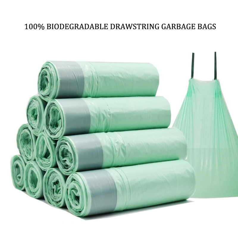 Portable Environmentally Garbage Bags For Home Kitchen Biodegradable bag PBAT+PLA+starch 10L 20L | Дом и сад