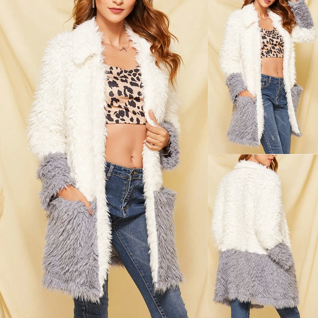 Зимние теплые парки для женщин, пальто manteau pour les femmes, полиэфирное волокно, длинный рукав, пэчворк, принт, abrigo para mujer