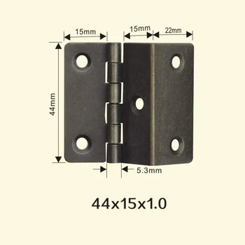 

Freeshipping 44*15*1mm Iron Metal Hinge Sewing Machine Folding Table Furniture Flip Tray Hinges Big Door Hinges