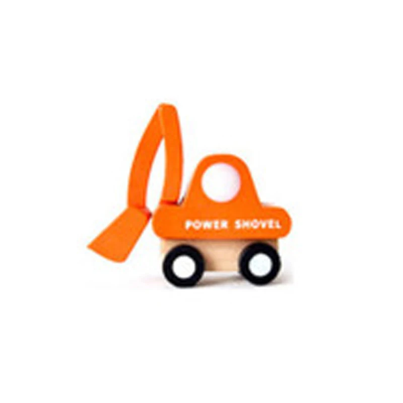 wonderful 12pcs Montessori Educational Wooden toy 3D Puzzle WoodenToy Car Engineering Car Sensory Mathematic