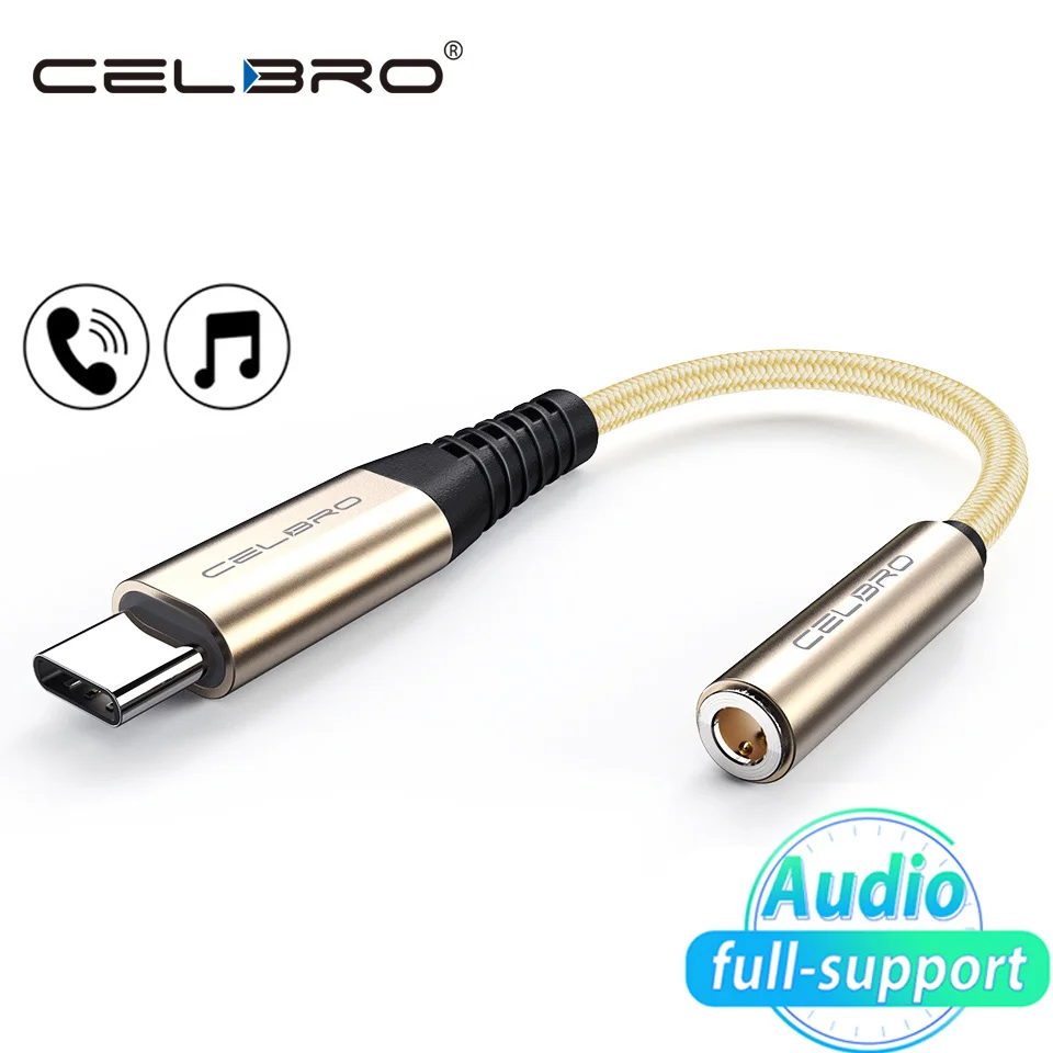 Новый Usb C к 3 5 мм AUX разъем для наушников адаптер аудио кабель Tipo Usbc Samsung Note 10 S20 Google
