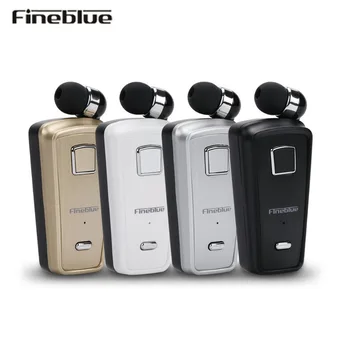 

Fineblue F980 Wireless In-Ear Handsfree with Mic Headset Mini Bluetooth Earphone Telescopic Clip Fone De Ouvido Manos Libres LN