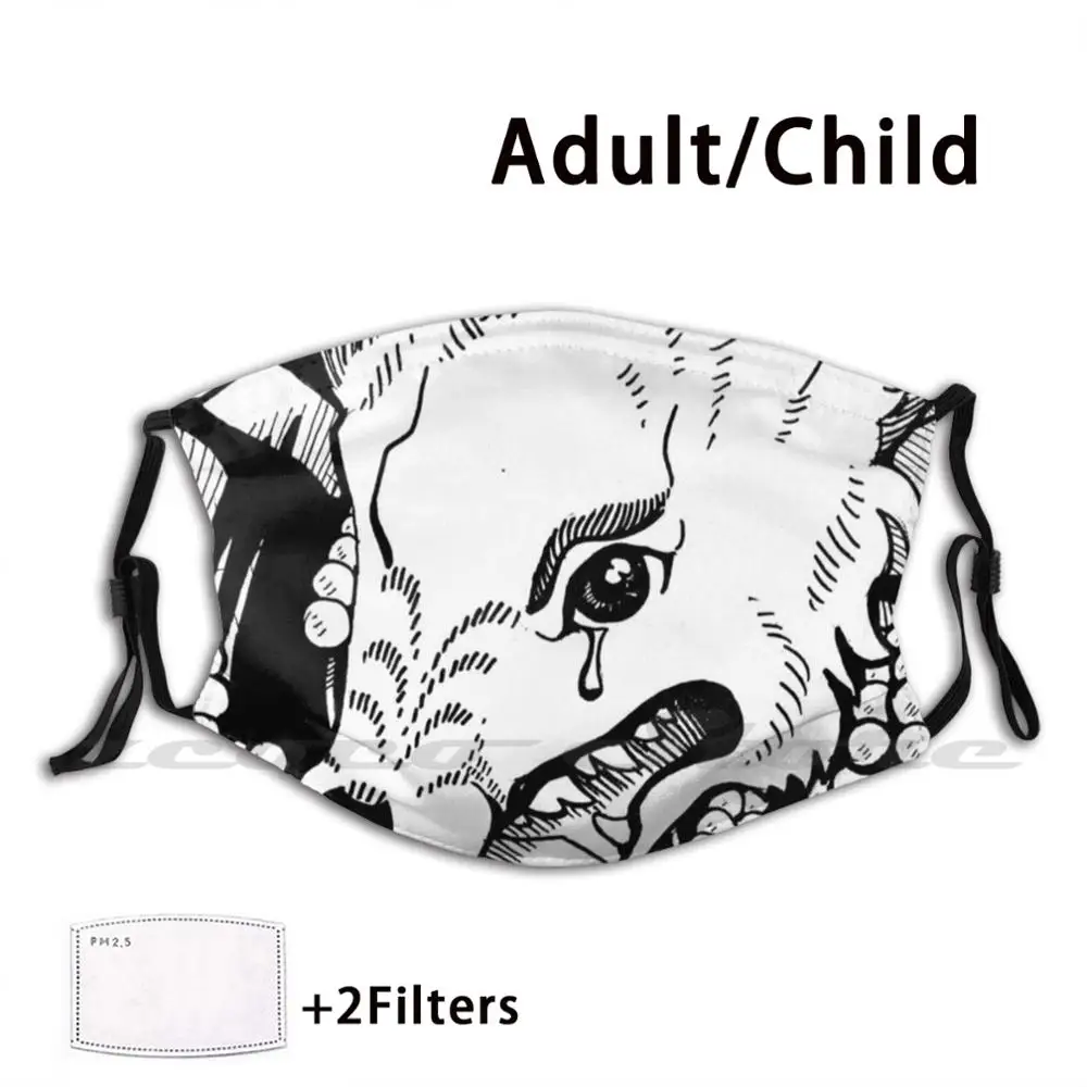 

Маска для плотника «Дом плотника» и «сделай сам», моющийся фильтр Pm2.5, трендовая маска для плотника «Лиса», черный и