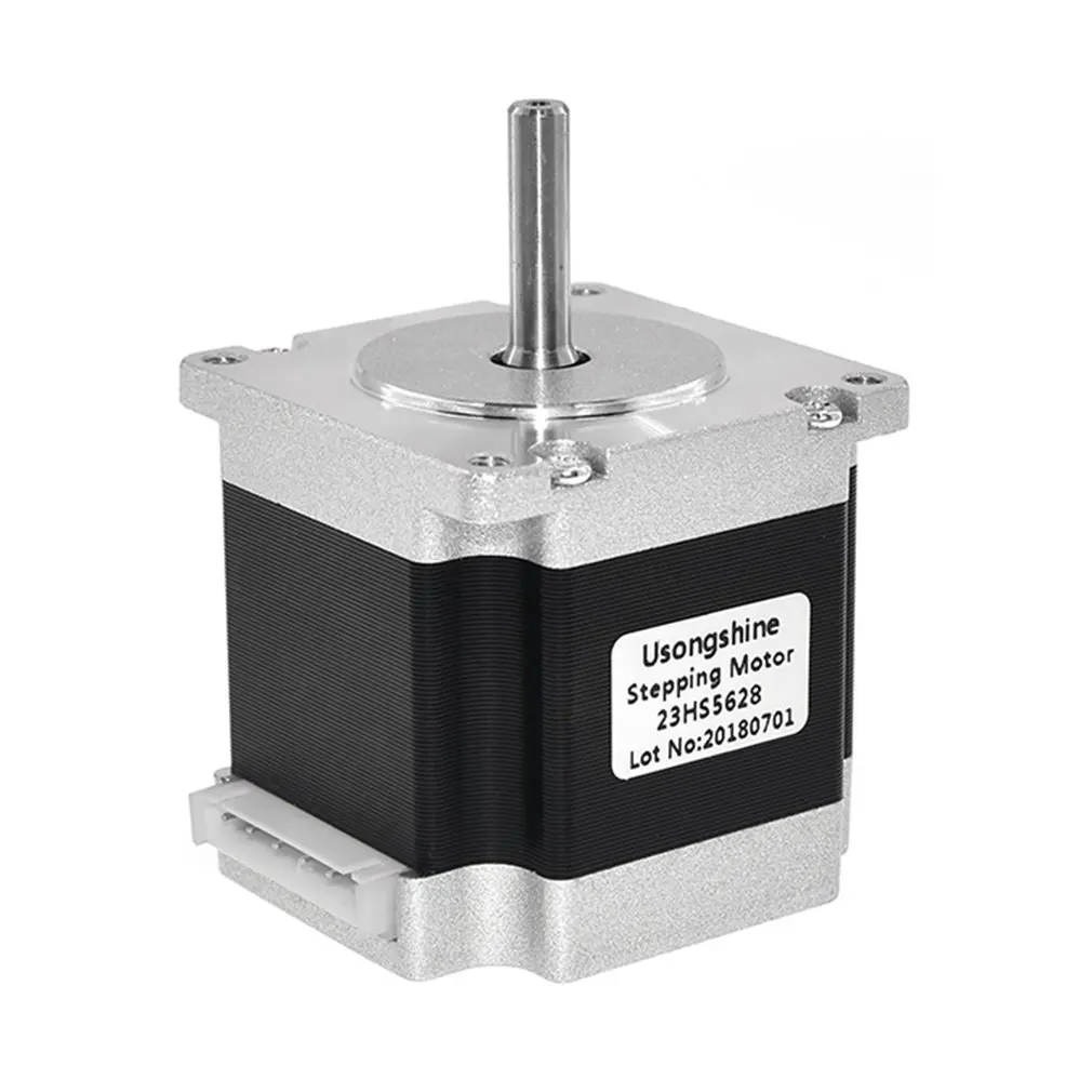 

23HS5628 4-lead Nema 23 Stepper Motor 2.8A With 6.35mm Shaft CNC Laser Grind Foam Plasma Cut Stepper Motor Drop ship