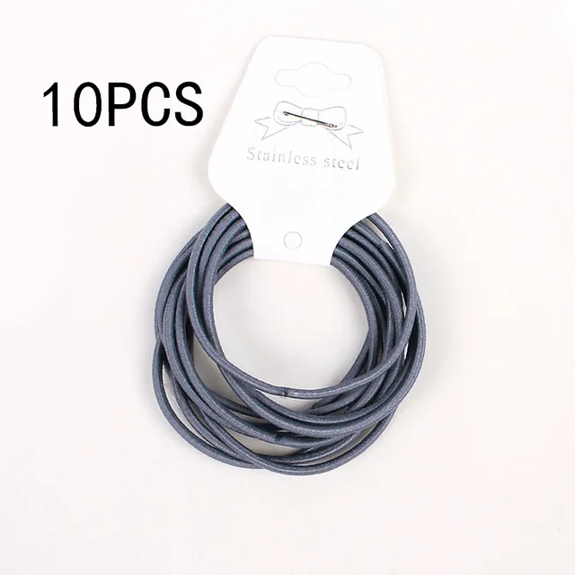 30PCS Women Girls 4CM Colorful Polyester Elastic Hair Bands Ponytail Holder Rubber Bands Scrunchie Headband Hair Accessories a2