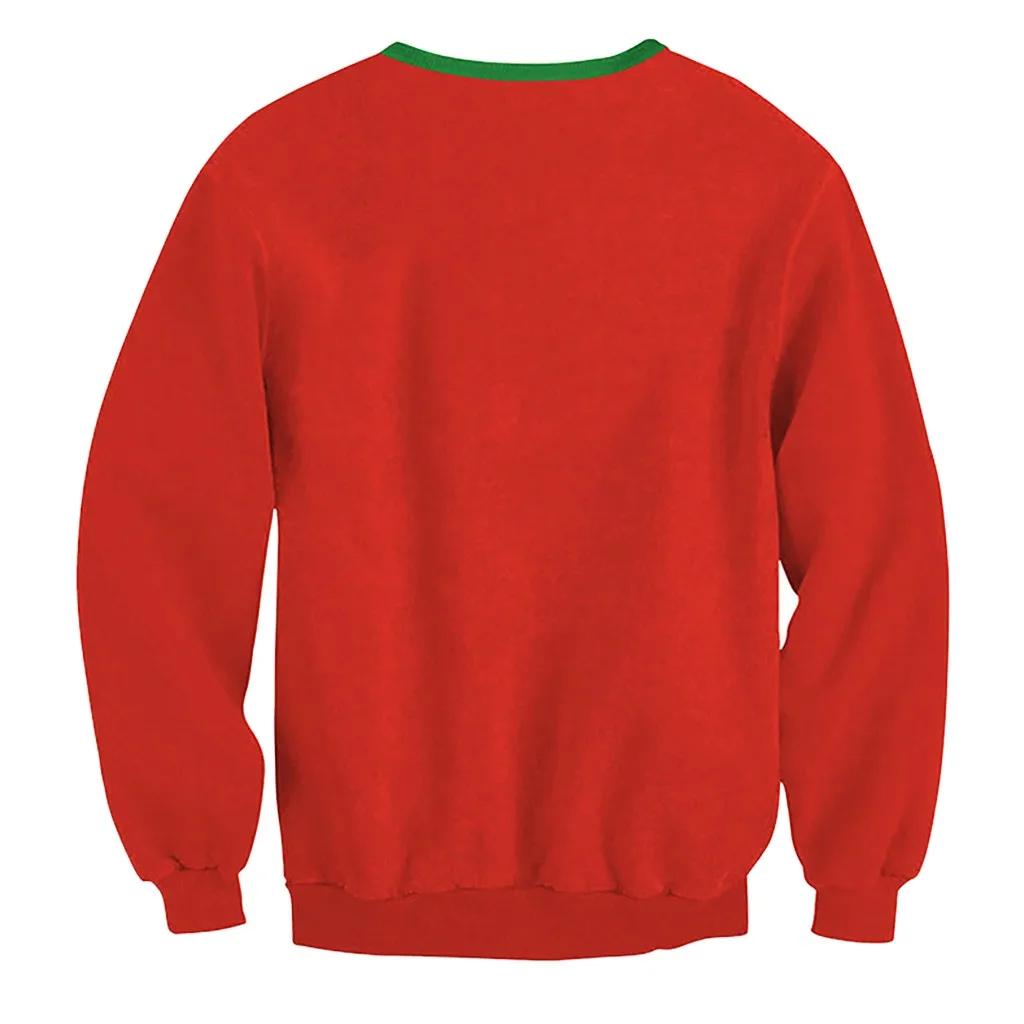 Рождественские женские толстовки оверсайз с принтом оленя зимние новогодние