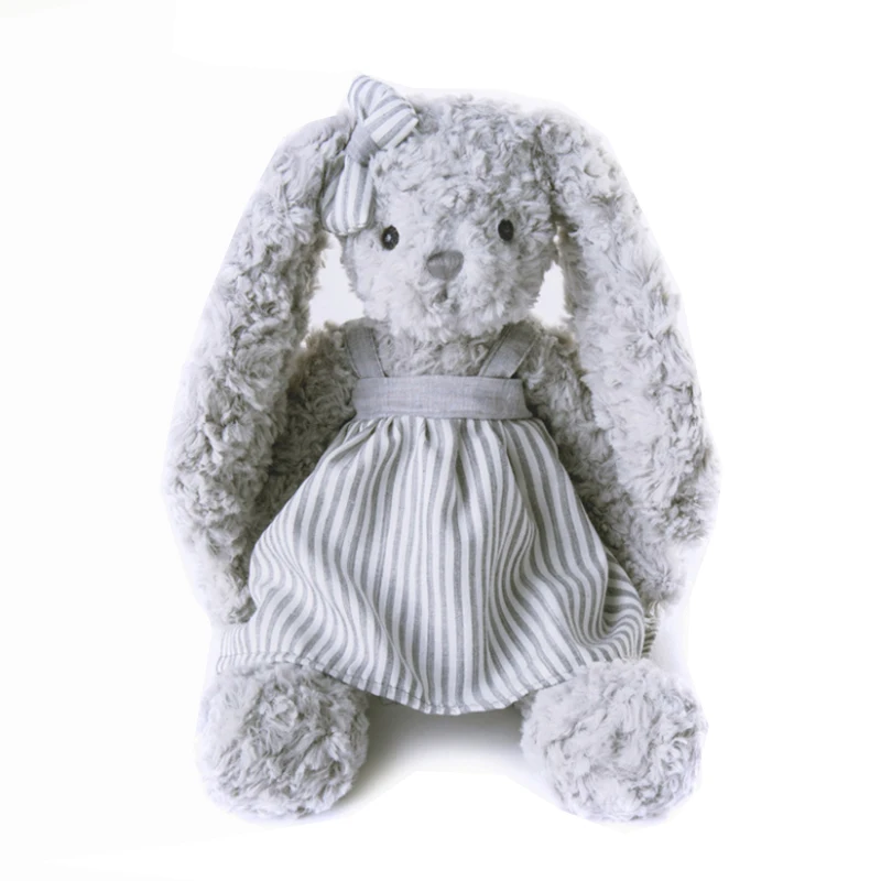 30CM Lovely Rabbit Plush Doll Stuffed Animals Toys Dressing Soft For Kids Girls Birthday Christmas Gift | Игрушки и хобби