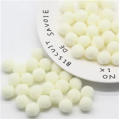 10mm 10 300pcs Мини Помпона смешанный Мягкий круглый Pompones шарики Пышная юбка с помпонами для малышей DIY одежды ручной работы рукоделия 8/10/15/20/25/30 мм - Цвет: 10mm 10 300pcs