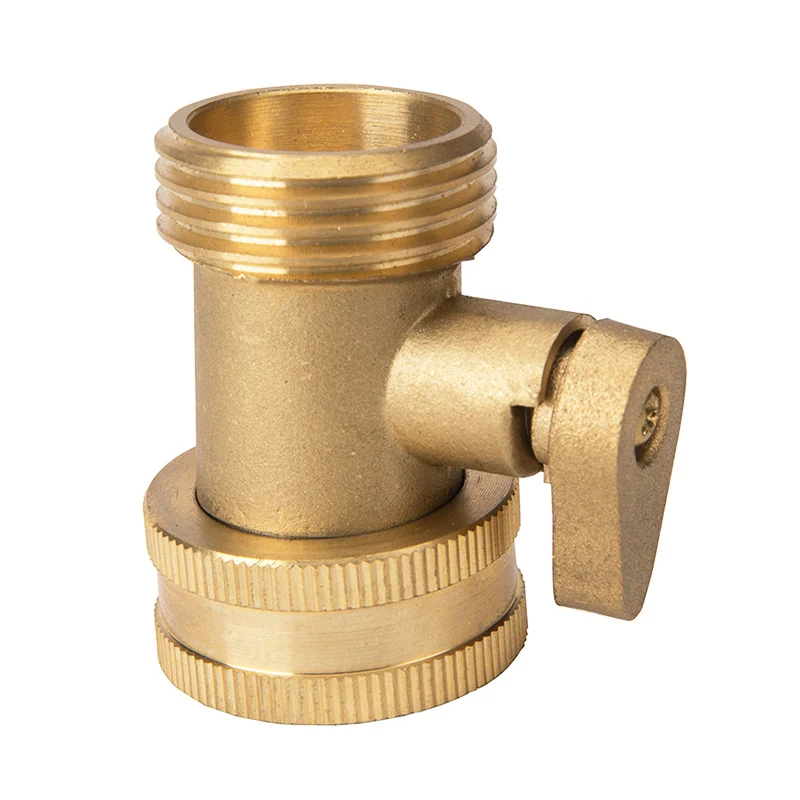 3/4 дюймовый для садового шланга соединитель водопровода латунный клапан кран сплиттер с выключателем US/EU MDJ998