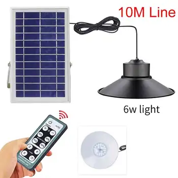 

Garden Led With Timer Hanging Solar Powered Remote Control Waterproof Shed Light Chicken Coop Barn ABS Indoor Two Modes