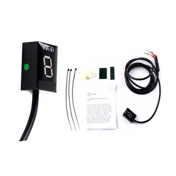 

For Kawasaki Z300 ER6N Z1000SX Ninja 300 Z1000 Z800 Z750 Waterproof Ecu Direct Mount 1-6 Motorcycle Speed Gear Display Indicator