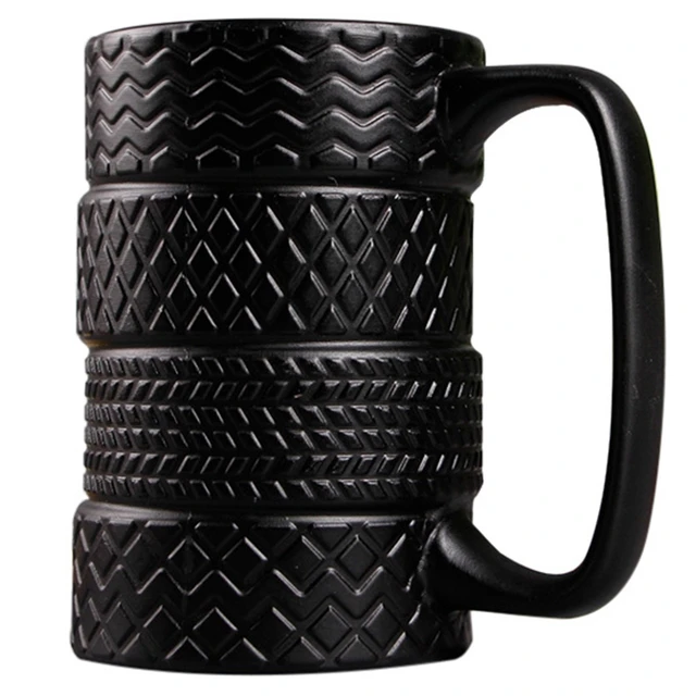 $US $8.94 400Ml Creative Tire Mug Large Capacity Ceramic Mug Personality Tea Coffee Cup Slip Office/Household