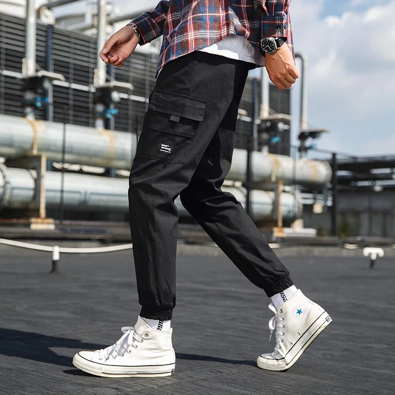 

Pants Men's Autumn 2019 New Style Korean-style Trend Sports Casual Popular Brand Versatile Workwear INS Capri Ankle Banded Pants