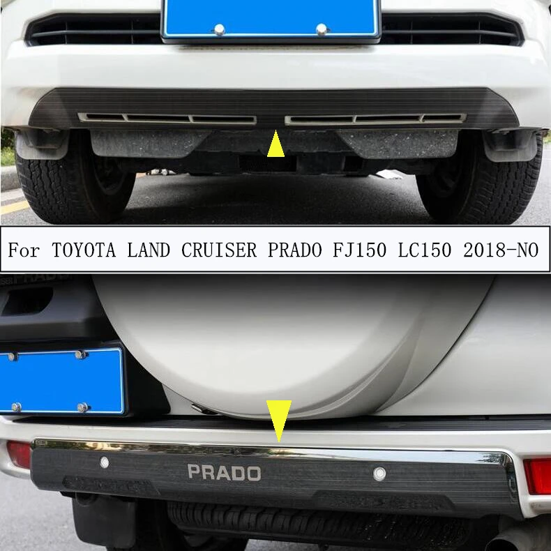 For TOYOTA LAND CRUISER PRADO FJ150 LC150 2018 NO Front & Rear Bumper ...