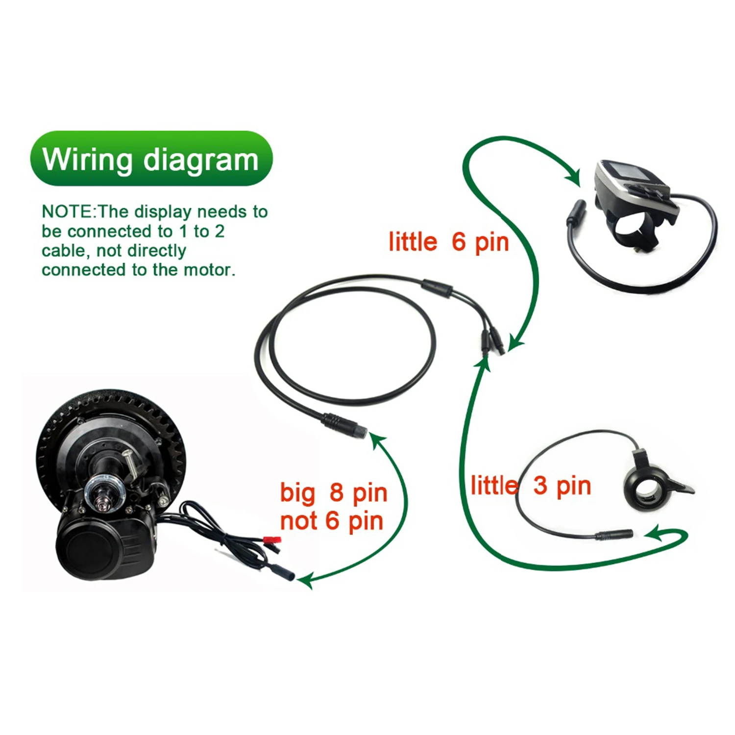 Okfeet TSDZ2 V lcd 5 Кнопка оператора V lcd 6 XH18 ЖК-дисплей для электровелосипеда TONGSHENG Mid Drive Motor TSDZ 2 комплект аксессуаров для электровелосипеда