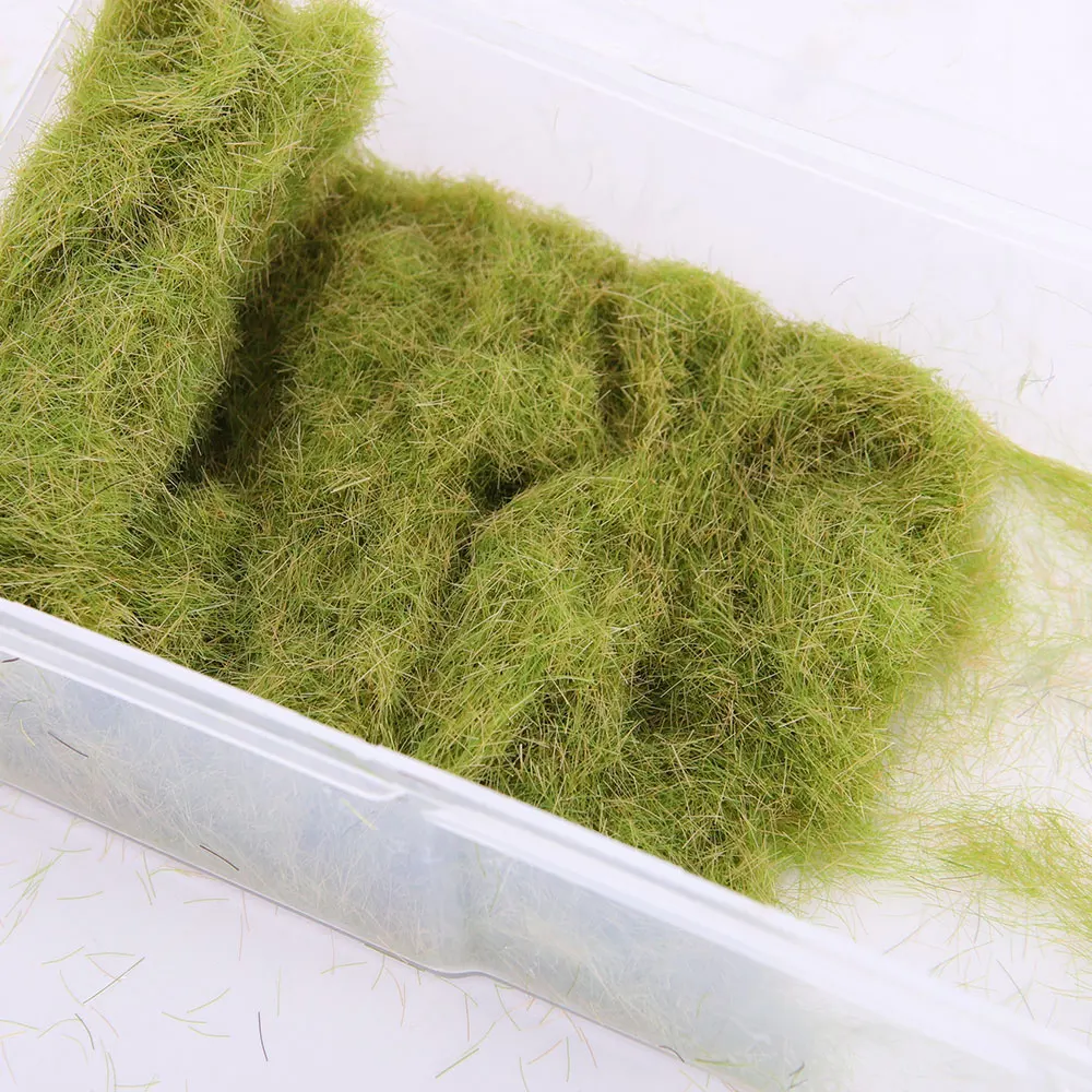 5-8mm Static Grass Tree Powder Flocking Foliage HO OO N Z Scale Railway Train Landscape Military Scene Garden Decoration 30G/bag
