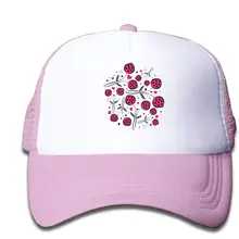 HHNYL свежая вишневая сетчатая Кепка Дальнобойщик бейсболка s регулируемая для мальчиков и девочек