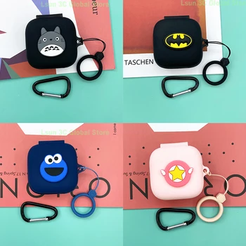 

Cute Cartoon Silicone Case for OPPO Enco W51 Case TWS Biuetooth Earphone Cover Shockproof Portable Headset Box Decoration