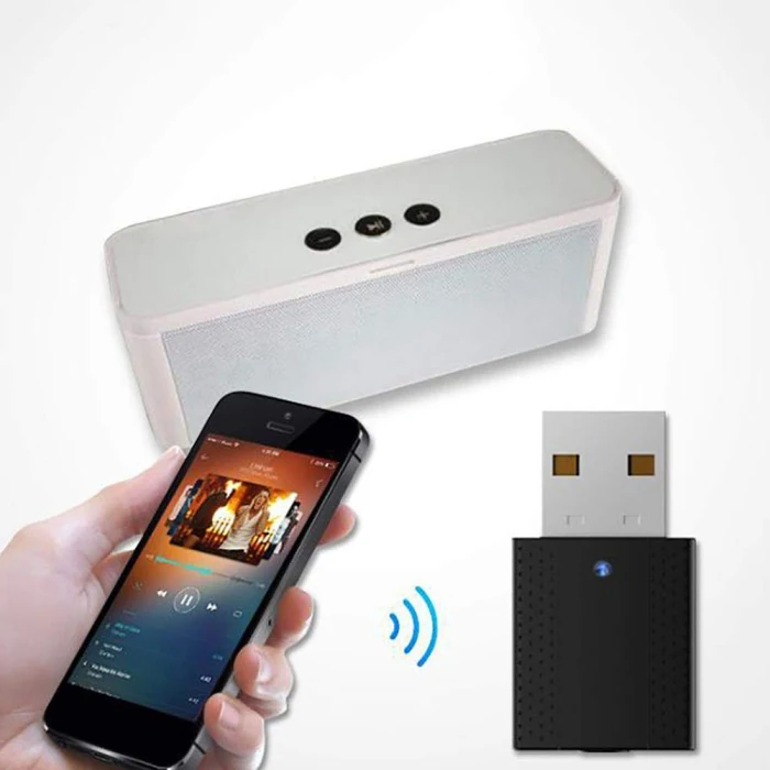 2 в 1 Bluetooth передатчик приемник USB беспроводной аудио адаптер BLE5.0 для мыши клавиатуры DQ-Drop