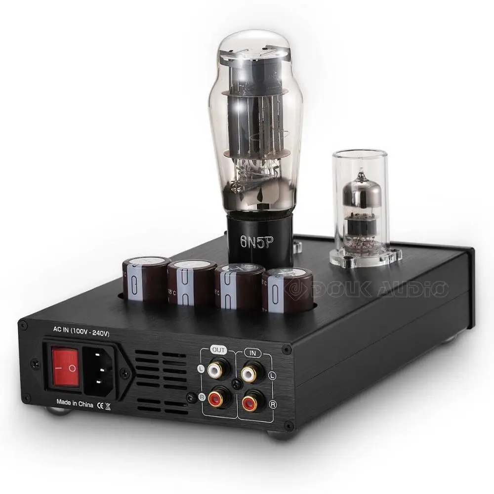 Douk аудио HiFi SRPP вакуумный ламповый усилитель для наушников лучший стерео аудио одноконцевый предусилитель класса А
