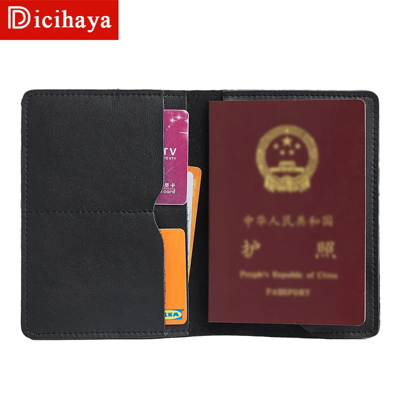 Чехол для паспорта DICIHAYA из натуральной кожи держатель ID визитной карточки