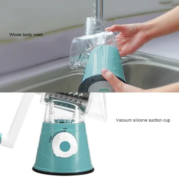 

Multi-function Chopper Manual Rotating Grater Vegetable Fruit Cutter Kitchen Gadgets AC889