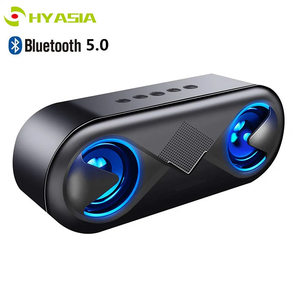 HYASIA портативный Bluetooth динамик глубокий бас беспроводной громкий открытый 5 0