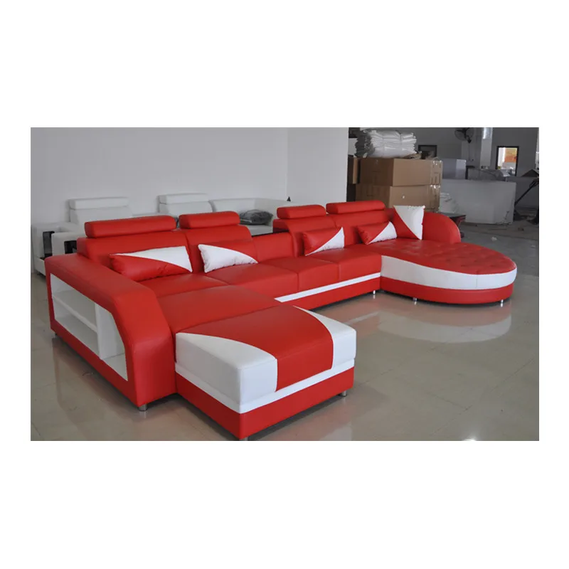 Мебели итальянский стиль гостиной мебель для дома из натуральной кожи диван набор
