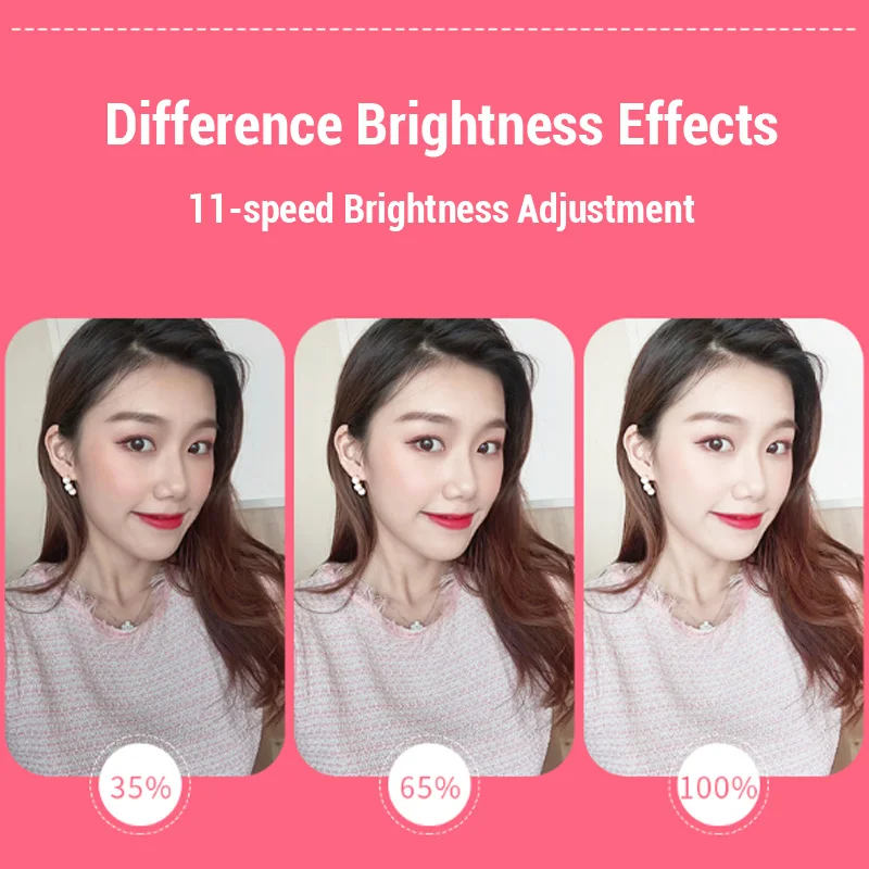 New Dimmable LED Selfie Ring Light 3500-6000K 160 LED beads USB Interface Cellphone Video Light Photography Lighting With Tripod