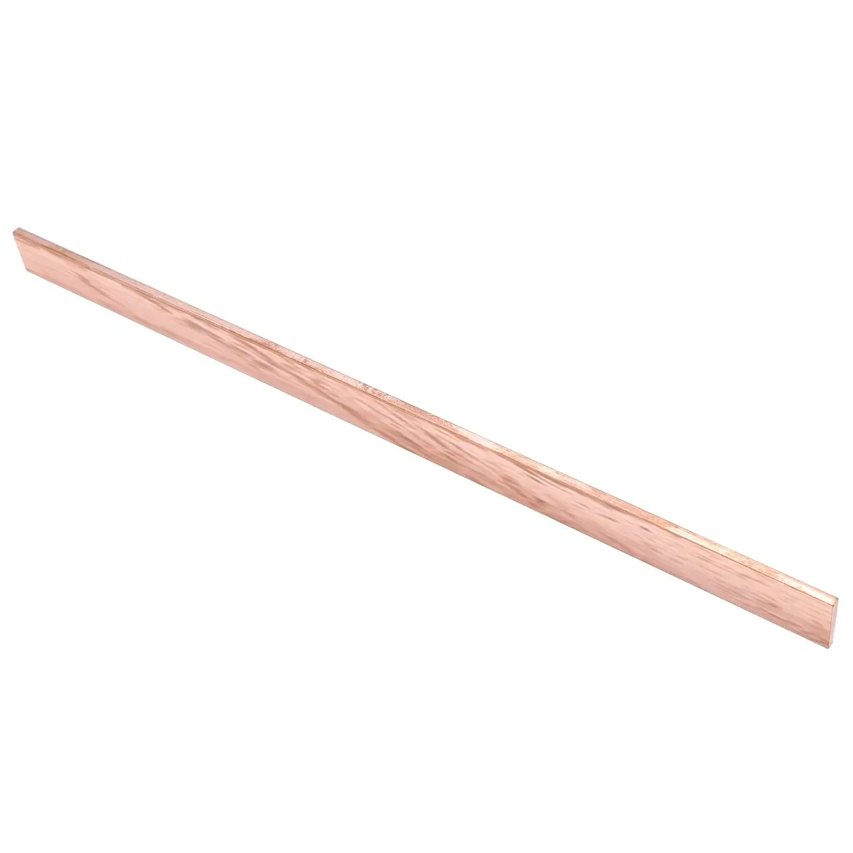 1pc 3mm Thickness Copper Strip 99.6% Pure T2 Purple Cu Flat Bar Plate Metal Anti-corrosion Strip for Electrical Terminals