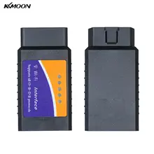 KKMOON автомобильный Wi-Fi O-B-D2 O-B-D-II сканер мини-код считыватель сканер адаптер проверка двигателя светильник диагностический инструмент