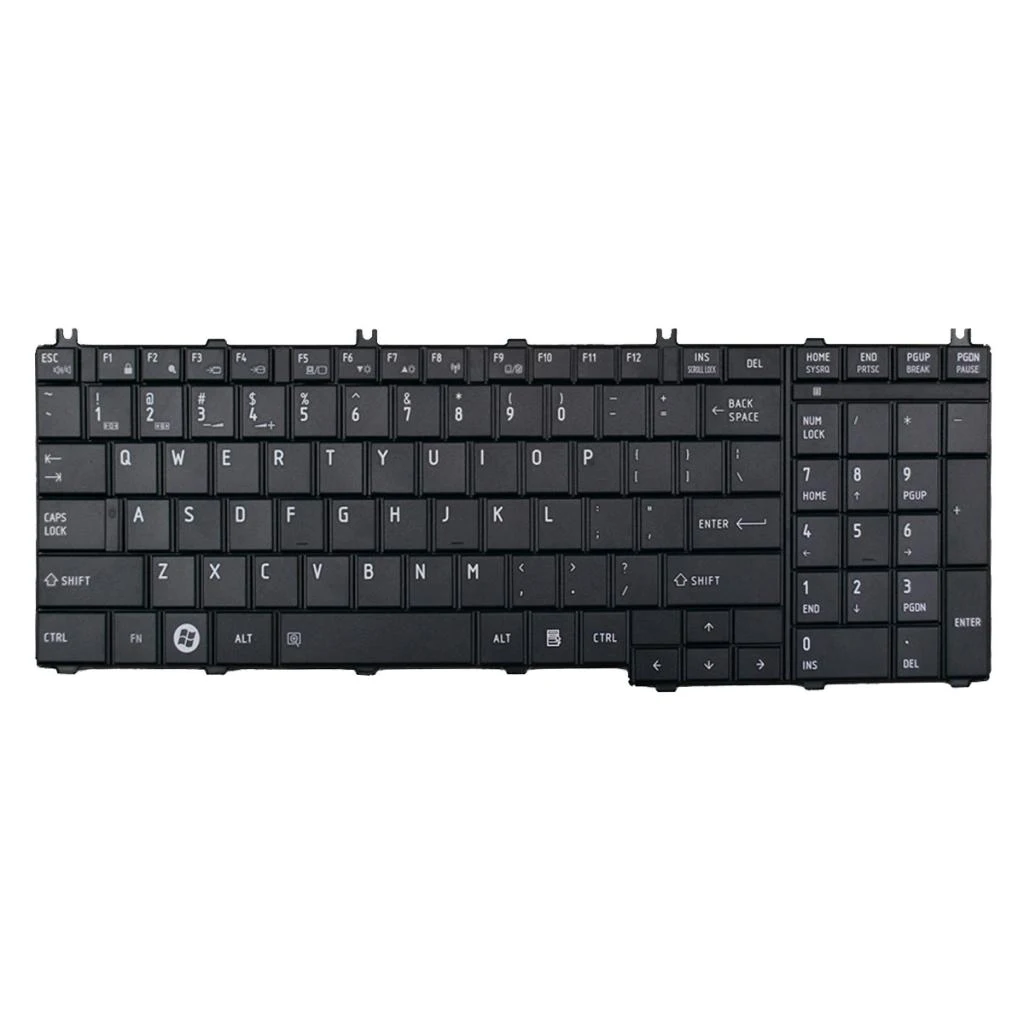 

US Layout Replacement Keyboard for TOSHIBA Satellite C650 C660 L650 L670 Laptops PC Keyboard Replacement Repairment Keyboard