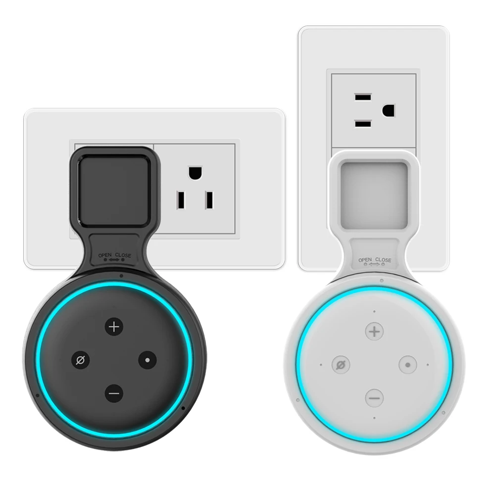 Розетка настенное крепление кабель кронштейна кронштейн для Amazon Echo Dot 3-го поколения Мини голосовой помощник вилка кухня спальня аудио стенд