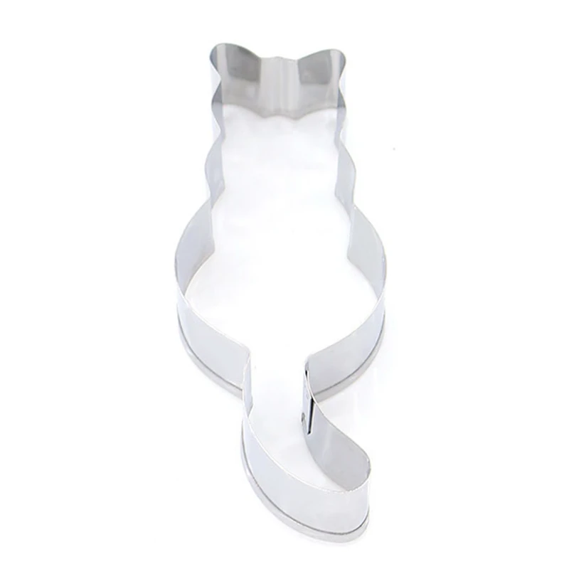 3pcs Stainless Steel Animal Pet Bone Cookie Cutter Mold 3D Sugarcraft Pastry Biscuit Fondant Cake Baking Mold DIY Decorating