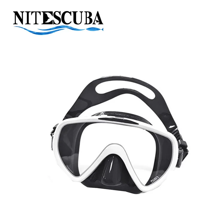 NiteScuba дайвинг очки для подводной фотографии TUSA M-17 силиконовая маска | Электроника