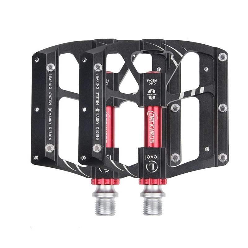 

3 Sealed Bearings MTB Bicycle Pedal Aluminum Alloy Ultralight Non-Slip Flat Pedals Wide Platform Mountain Road Bike Accessories