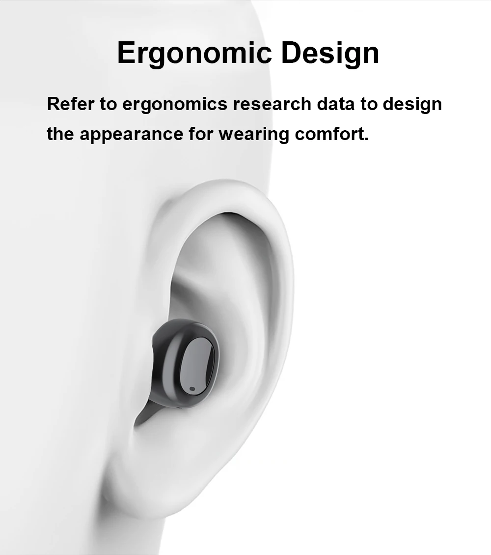 TW16 Wireless Bluetooth Headphone - Black