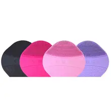 Массажная щетка Электрический силиконовый очищающее средство для очистки пор очищающее водонепроницаемое средство для мытья лица