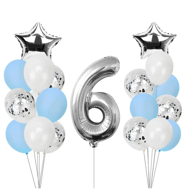 Ballons Joyeux Anniversaire 6 Ans Numéro 6, Décorations De Fête 6th I Am Six  Boy Girl, Fournitures D'anniversaire - Ballons Et Accessoires - AliExpress