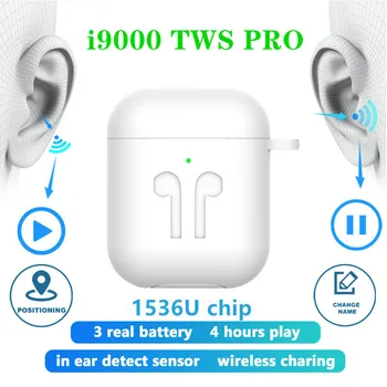 

I9000 TWS Pro 1:1 Air 2nd Gen Bluetooth headset wireless headset renamed GPS 8D super bass PK i12 i200 i500 i1000 i90000 tws