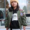 2-12 yesars Children Clothes Winter Jackets Boys Coat Kids Warm Ma-1 Bomber Flight Outerwear Coat Baby Jacket youth men avation ► Photo 3/6