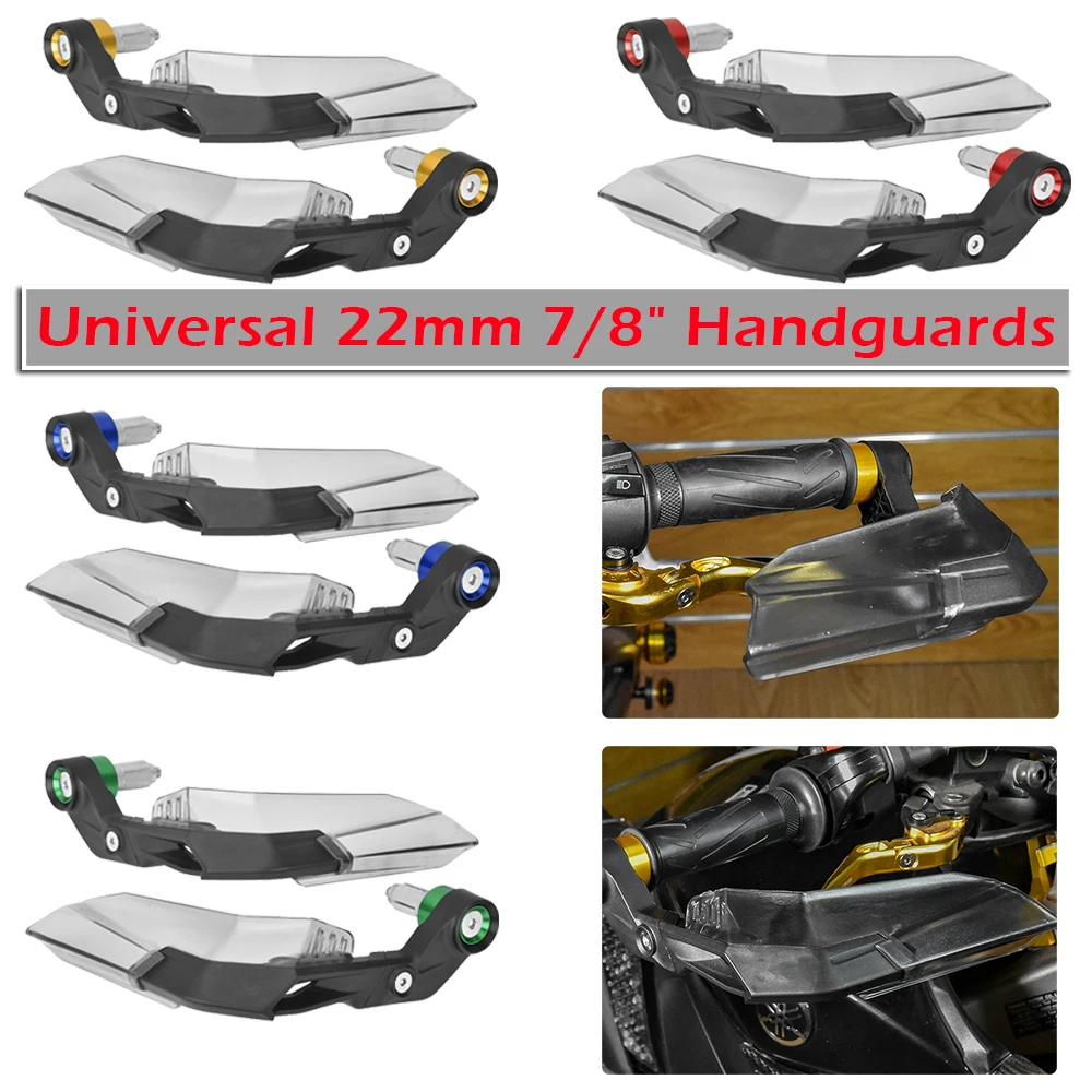 

22mm 7/8" Motorcycle Universal Handguard Hand Guards Shield Protector For Yamaha Honda Suzuki Kawasaki Dirt Street Bike New