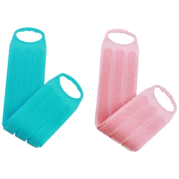 

Silicone Bath Towel Bath Back Massage Bath Brush Environmentally Friendly And Easy-To-Clean Bath Towel