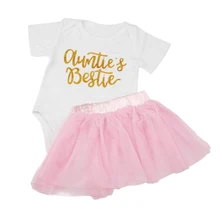 Best Price New born baby girl romper summer clothes 0-3 months baby girl suit baby costume for newborn girls  Christening Tulle skirt D20