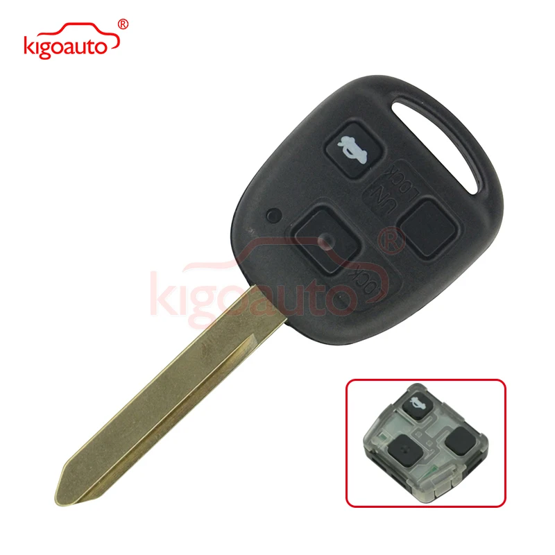 Denso (не Valeo) 3 кнопки 434 МГц 4d 70 чип Toy47 дистанционный ключ для Toyota YARIS COROLLA AVENSIS CAMRY