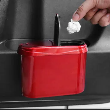 

Leak proof interior accessories double side door seat back up pendant cover house Mini locker car dustbin spring cover