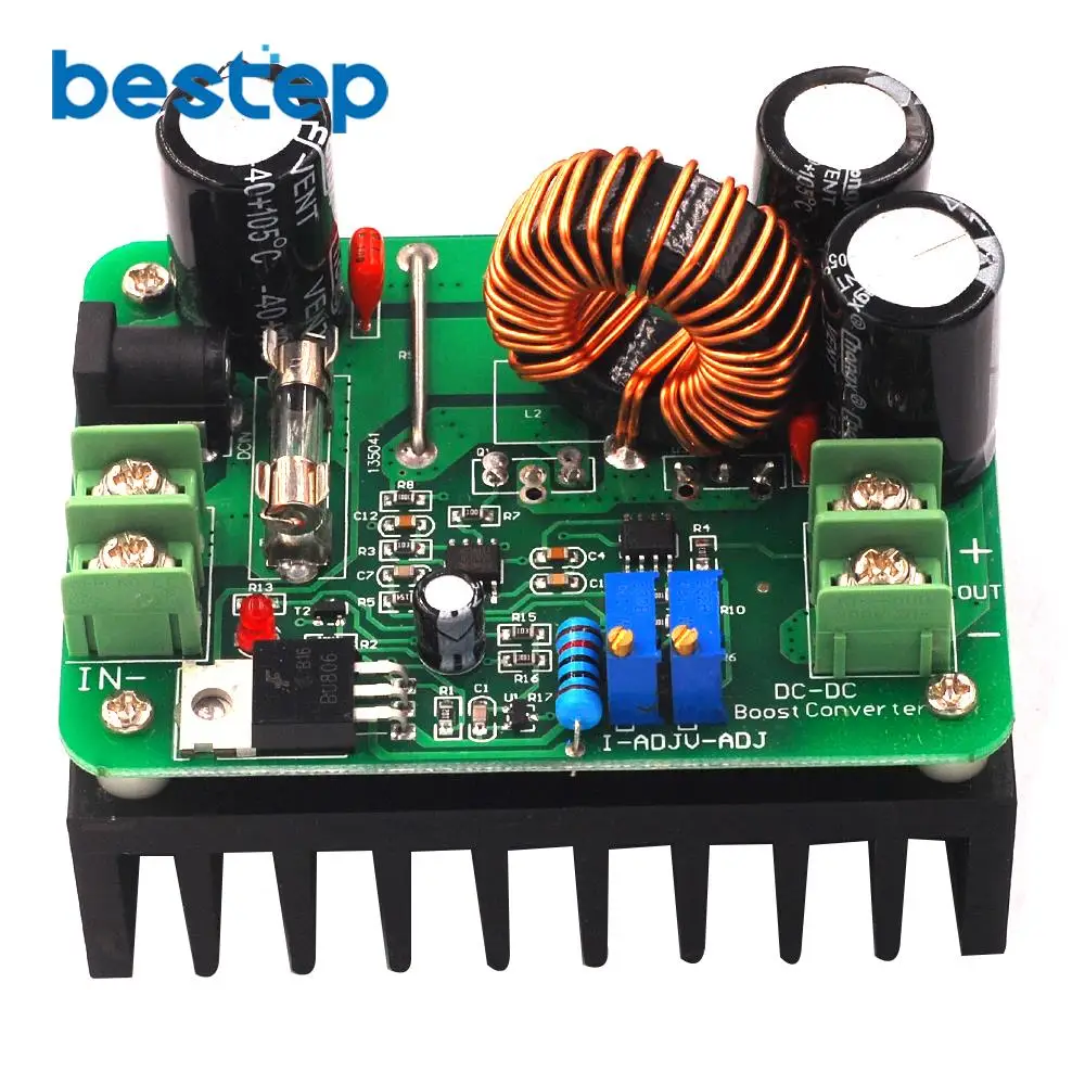 600W DC-DC 10 V-60 V do 12 V-80 V Step Up moduł boost Solar Notebook High Power Step-up Converter Booster Board 600W DC-DC 10 V-60 V do 12 V-80 V Step Up moduł boost Solar Notebook High Power Step-up Converter Booster Board