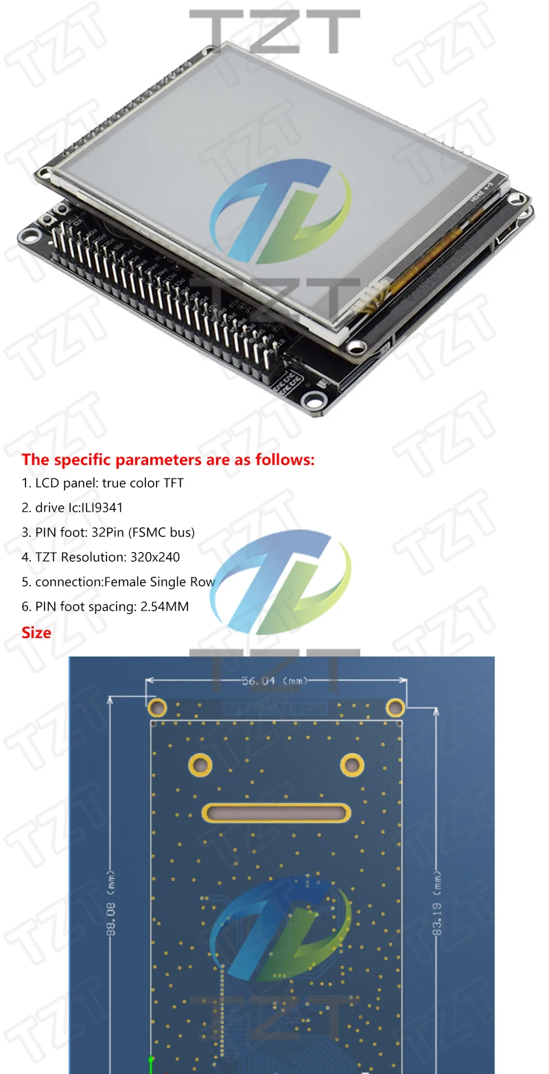 TZT STM32F407VET6 Entwicklungsboard Cortex-M4 STM32 Minimum System Learning Board ARM Core Board – Detail 5