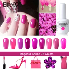 Elite99 15 мл пурпурный цвет серии Гель-лак для нейл-арта замочить от длительного УФ-гель для ногтей лак для ногтей для DIY маникюра